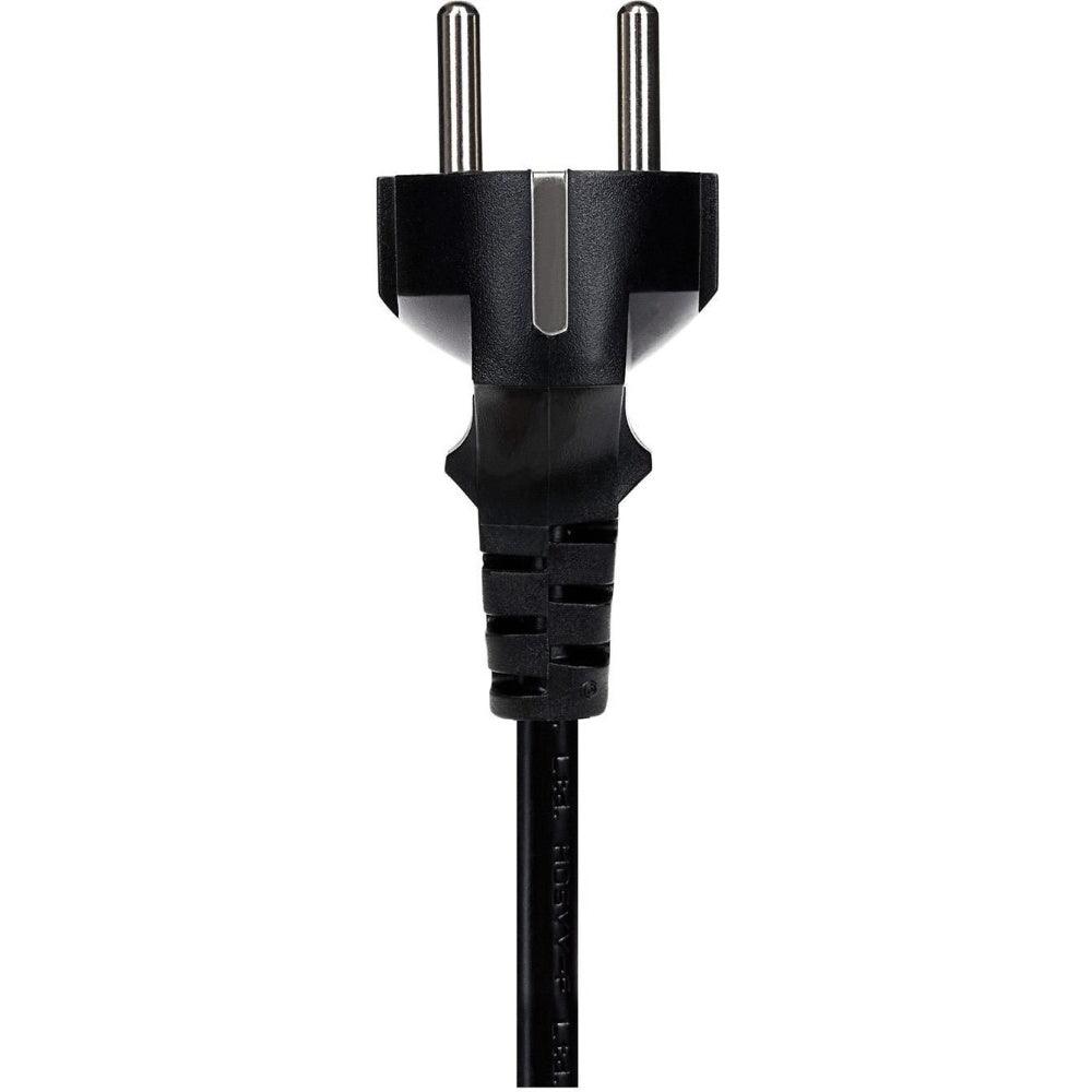 Maplin Power Lead IEC C13 3pin Plug Female to EU Schuko Plug 1.7m (Not Fused)