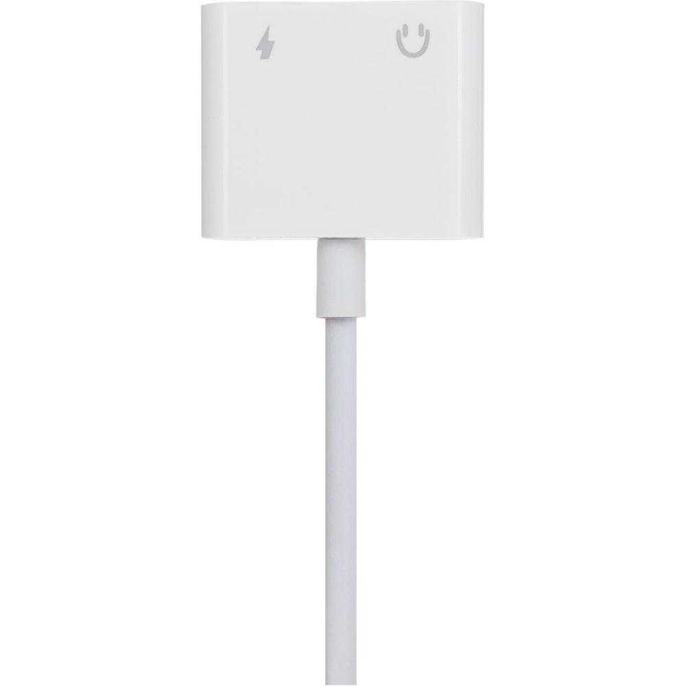 Maplin Lightning Connector to Lightning Audio Port + Lightning Charging Port Adapter