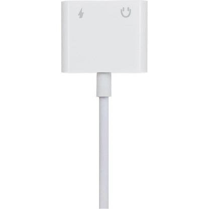 Maplin Lightning Connector to Lightning Audio Port + Lightning Charging Port Adapter