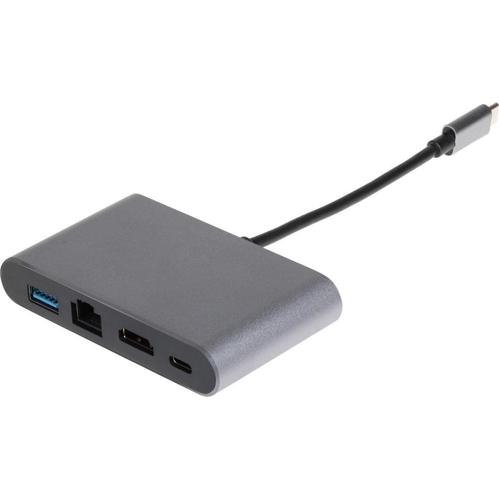 Nikkai USB-C Multiport Hub USB-A 3.0 / HDMI 4K / Gigabit RJ45 / USB-C PD