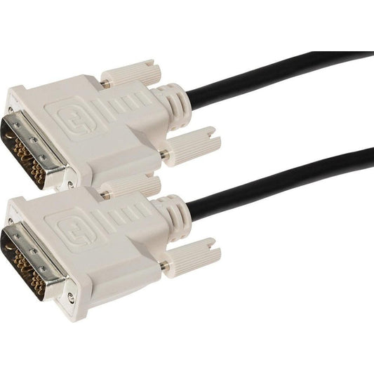 Maplin DVI-D to DVI-D 18 + 1 Pin Single Link Cable - White 2m