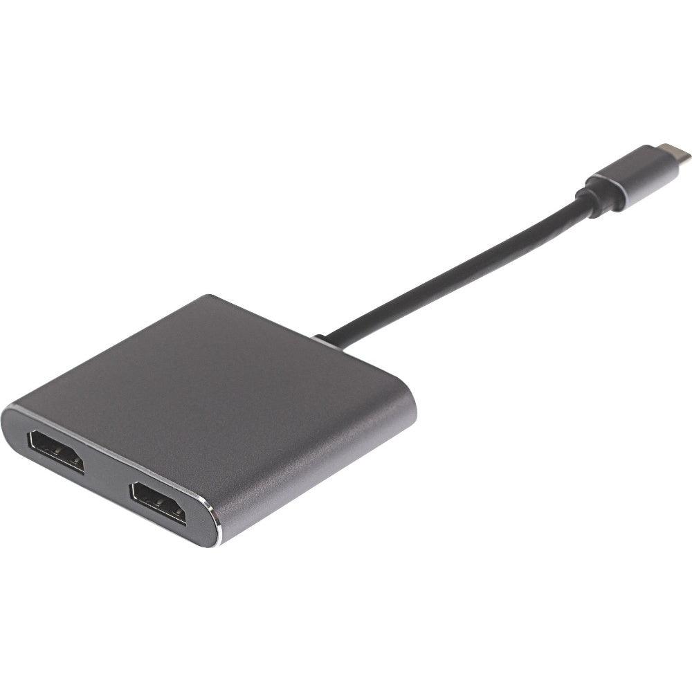 Nikkai USB-C Multiport Hub to 2x HDMI 4K@60Hz Ultra HD MST/ USB-C PD / USB-A 3.0