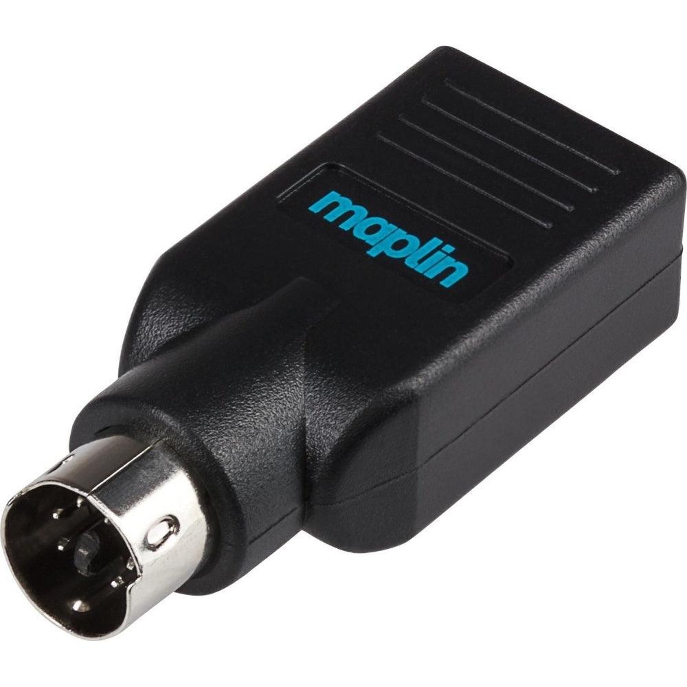 Maplin USB-A Female to PS2 Adapter Converter