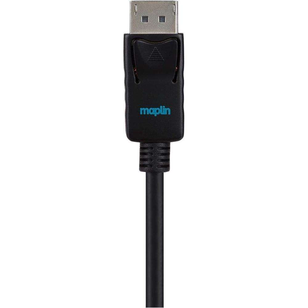 Maplin DisplayPort to DisplayPort Cable 4K Ultra HD - 1.5m