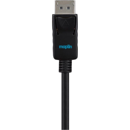 Maplin DisplayPort to DisplayPort Cable 4K Ultra HD - 1.5m