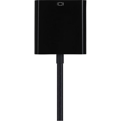 Maplin DisplayPort to DVI-I Female 24 + 5 Pin Adapter - Black 23cm