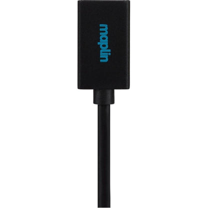 Maplin USB-A Female to Micro USB-B Male Cable Supports On The Go OTG  0.15m