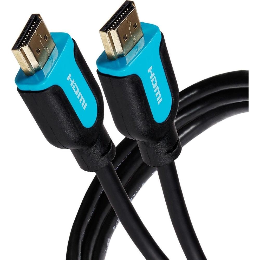 Maplin HDMI to HDMI 4K Ultra HD Cable with Gold Connectors - Black, 5m