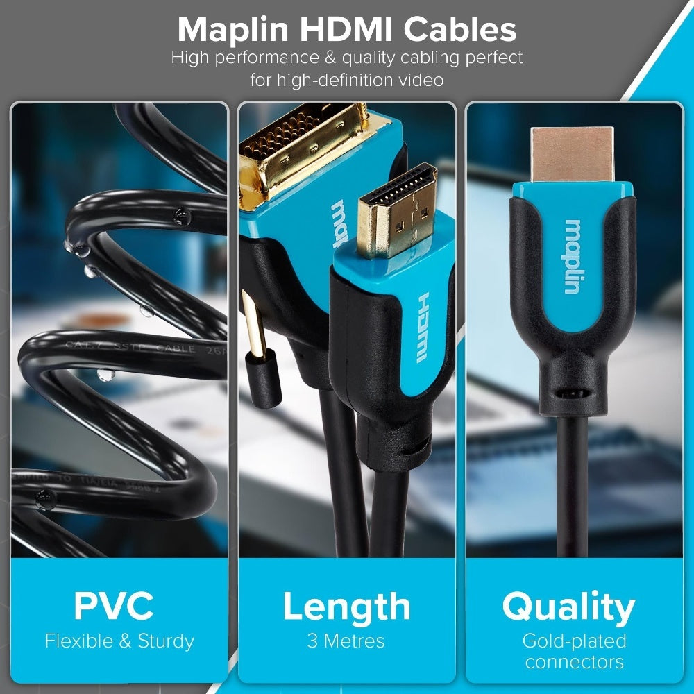 Maplin MAVHDV01-030 Television Cables