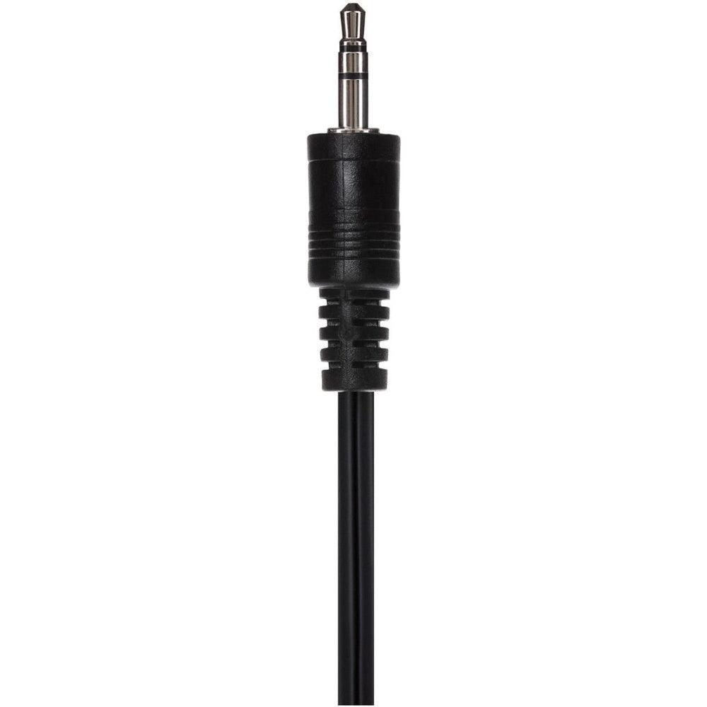 Maplin 3.5mm Aux Stereo 3 Pole TRS Jack Plug to Twin RCA Phono Cable - Black - 3m