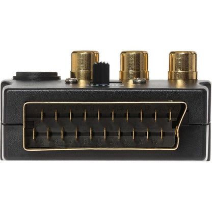 Maplin SCART to S-Video or Triple RCA Phono Adapter