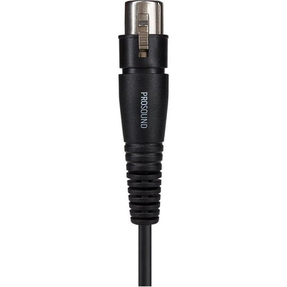 ProSound XLR Female Connector to 1/4’’ 6.35mm 2 Pole Jack Plug Cable - Black 3m