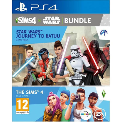 Sony PlayStation 4 SIMS 4 Plus Star Wars: Journey to Batuu Game Bundle