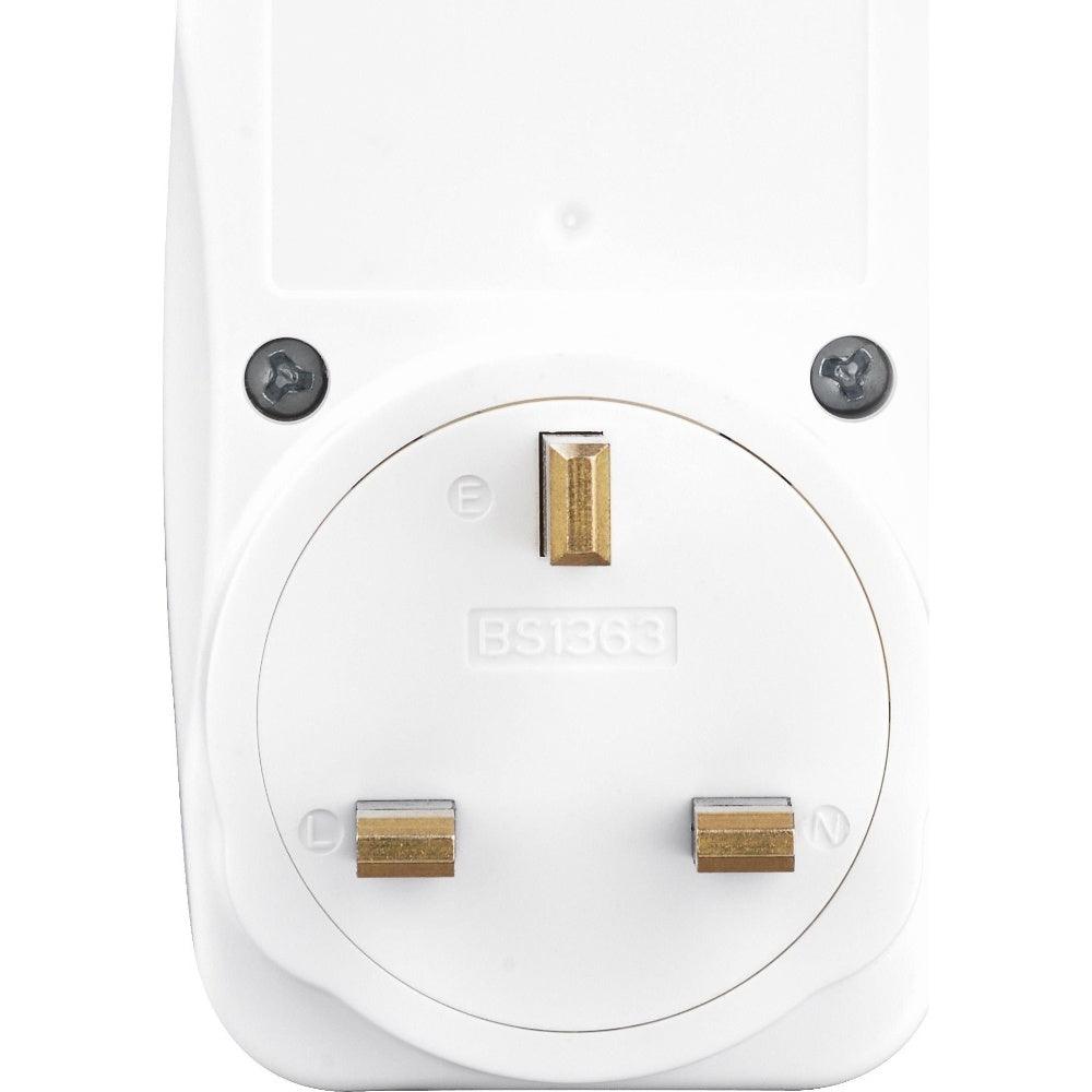 British General 13A Power Adapter with Smart Home Control - White