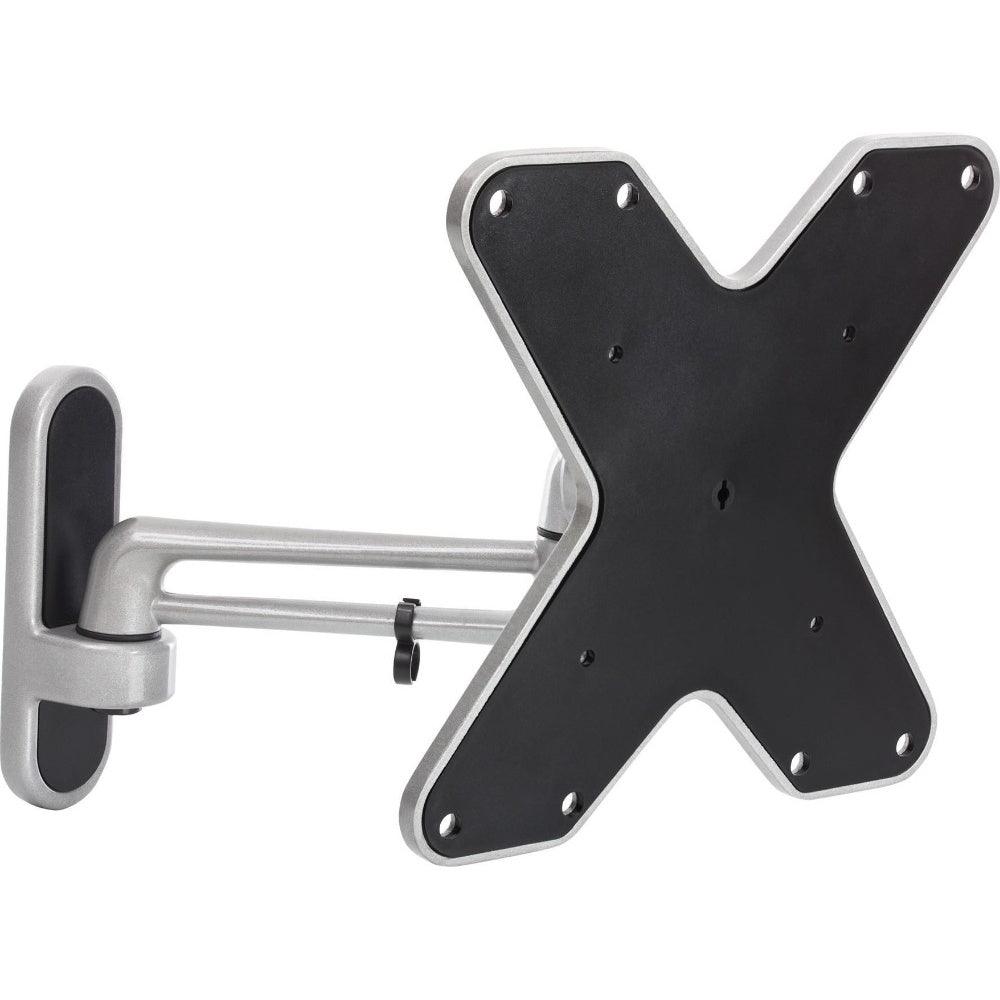 ProperAV TV Wall Bracket 23- 46’’ Swing Arm Tilt 15 VESA Max 200x200 Silver