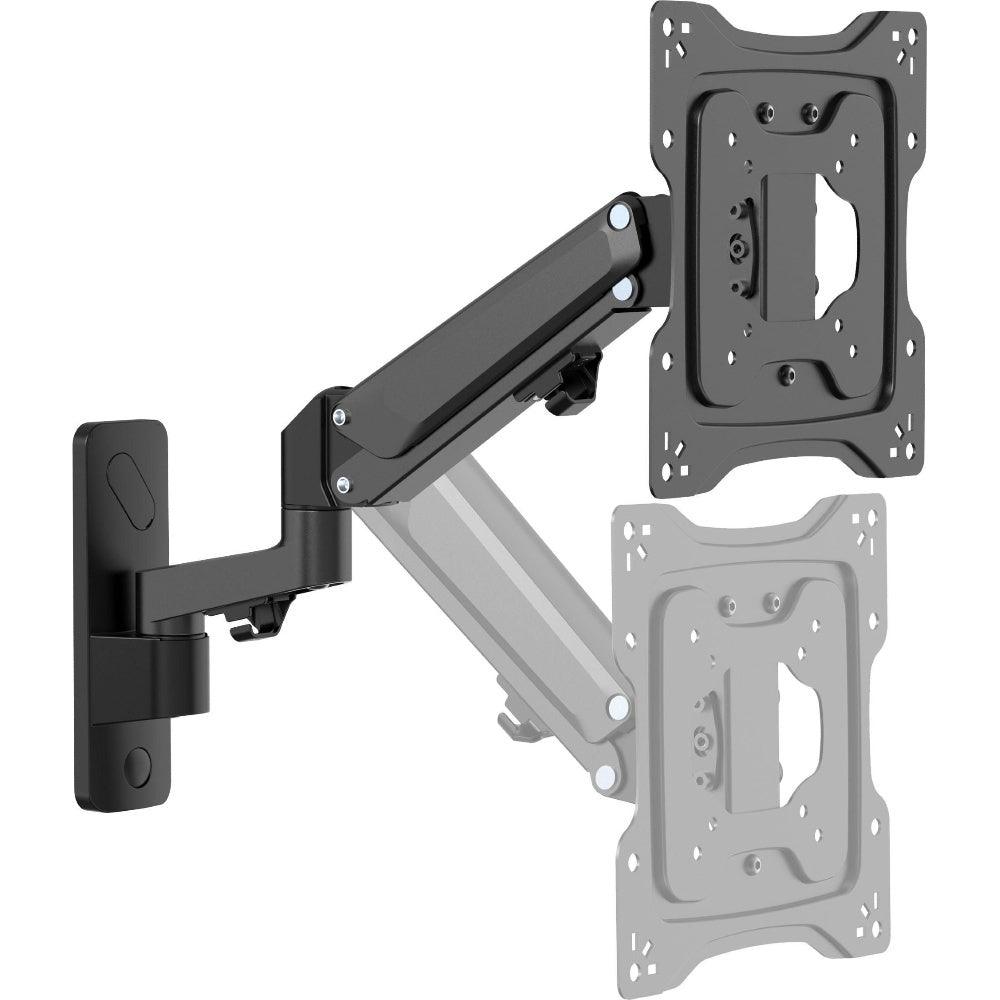 ProperAV TV Wall Bracket 23’’- 49’’ Swing Arm Gas Spring VESA Max 400x400