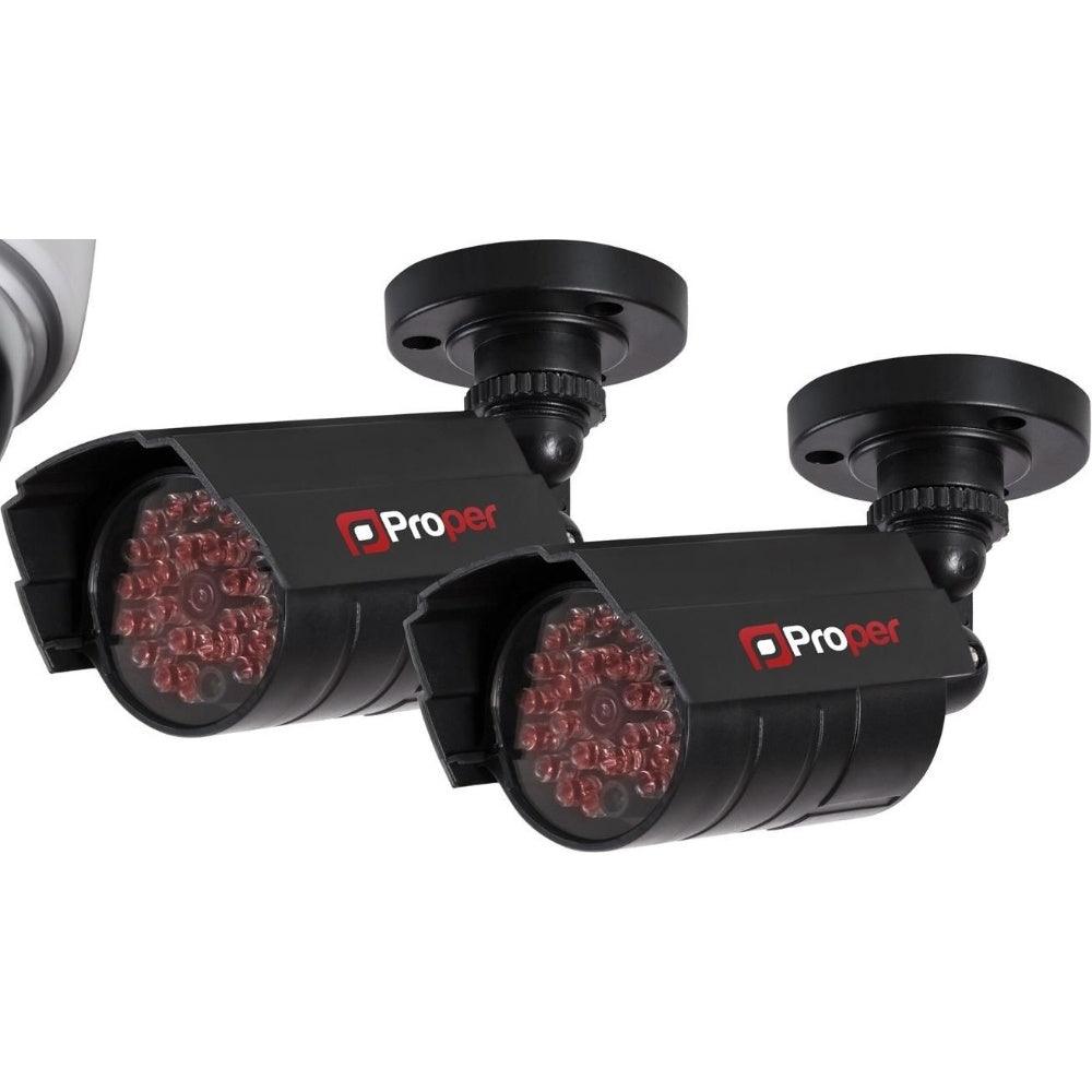 ProperAV Replica Security Camera Kit including 1 x Dome and 2 x Camera's