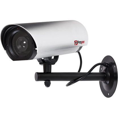 ProperAV Replica Security Camera Aluminium 23cm Body - Silver