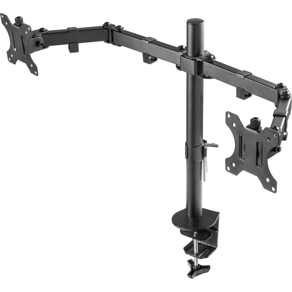 ProperAV Desk Monitor Mount Dual Swing Arm 17’’- 32’’ VESA Max 100x100