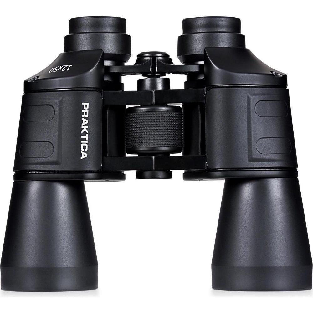 PRAKTICA Falcon 12x50mm Multi Coated Porro Prism Field Binoculars - Black - Binoculars Only