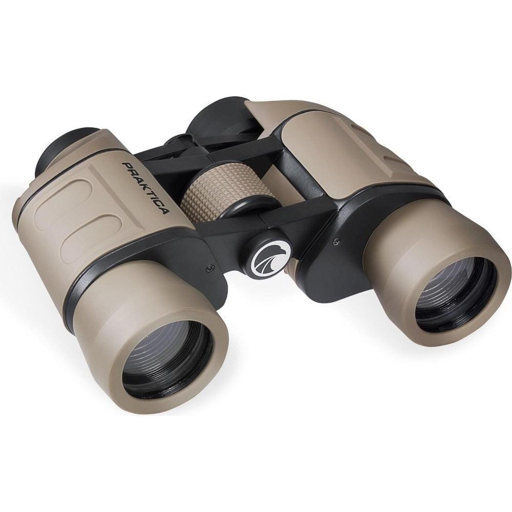 PRAKTICA Falcon 8x40mm Wide Angle Porro Prism Field Binoculars - Sand - Binoculars Only