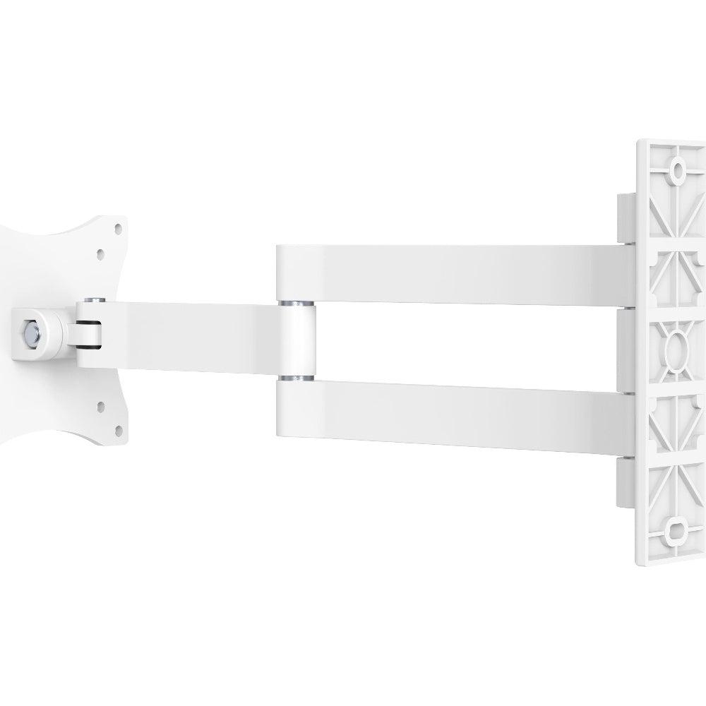 ProperAV Heavy Duty Swing Arm TV Wall Bracket 13 - 28’’ Tilt 70 VESA Max 100 x 100 - White