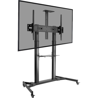 ProperAV Mobile TV Trolley Stand on Wheels for 60’’-100’’ Max Load 100kg VESA Max 1000-600mm