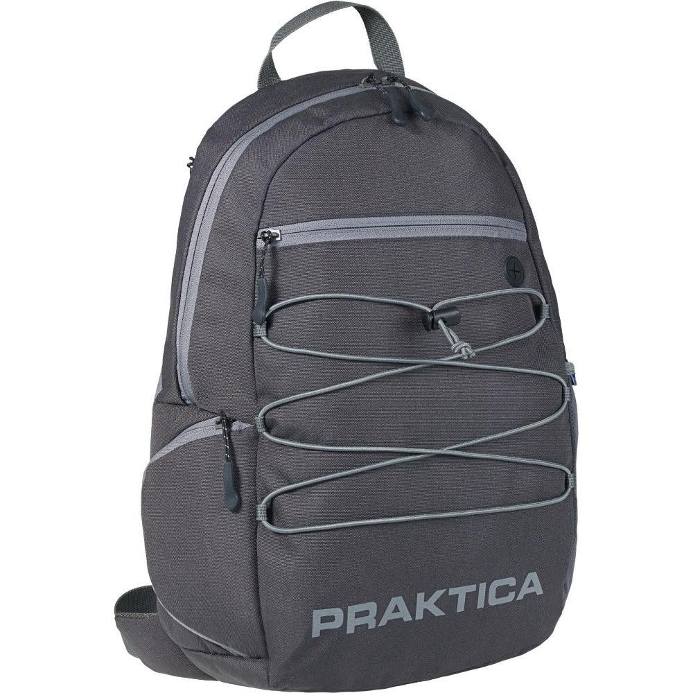 PRAKTICA All Weather Day 12L Backpack with Rain Cover & Binocular Pocket - Grey