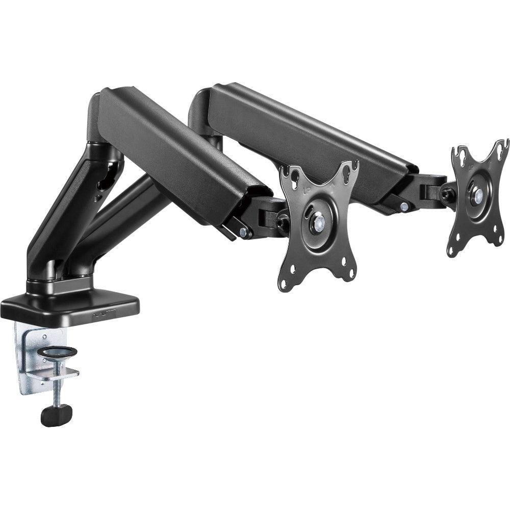 ProperAV Desk Monitor Mount Dual Articulated Swing Arms 17’’- 32’’ VESA Max 100x100