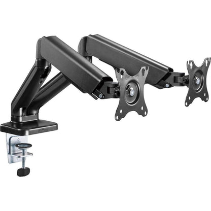 ProperAV Desk Monitor Mount Dual Articulated Swing Arms 17’’- 32’’ VESA Max 100x100