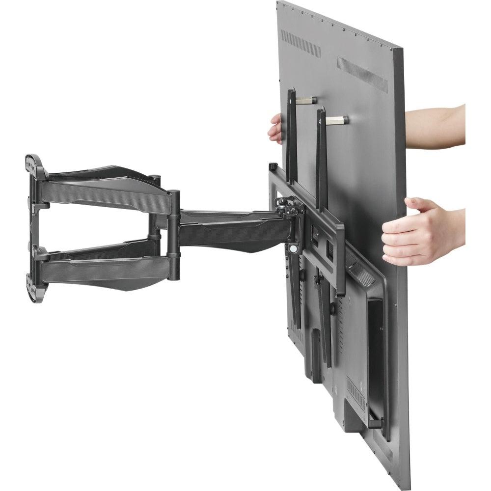 ProperAV Heavy Duty Swing Arm TV Wall Bracket 37- 75’’ VESA Max 600x400 Black