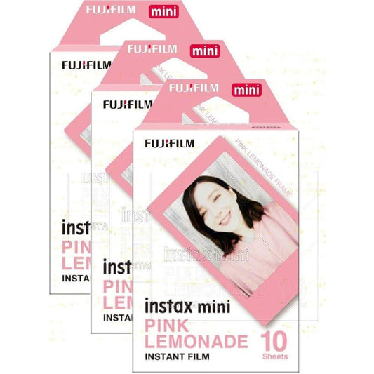 Fujifilm Instax Mini Instant Photo Film - Pink Lemonade - Pack of 30