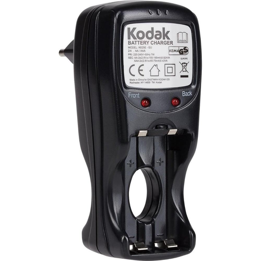 Kodak K625E-EU European 2 Pin 2 or 4 AA/AAA Battery Charger only - Black