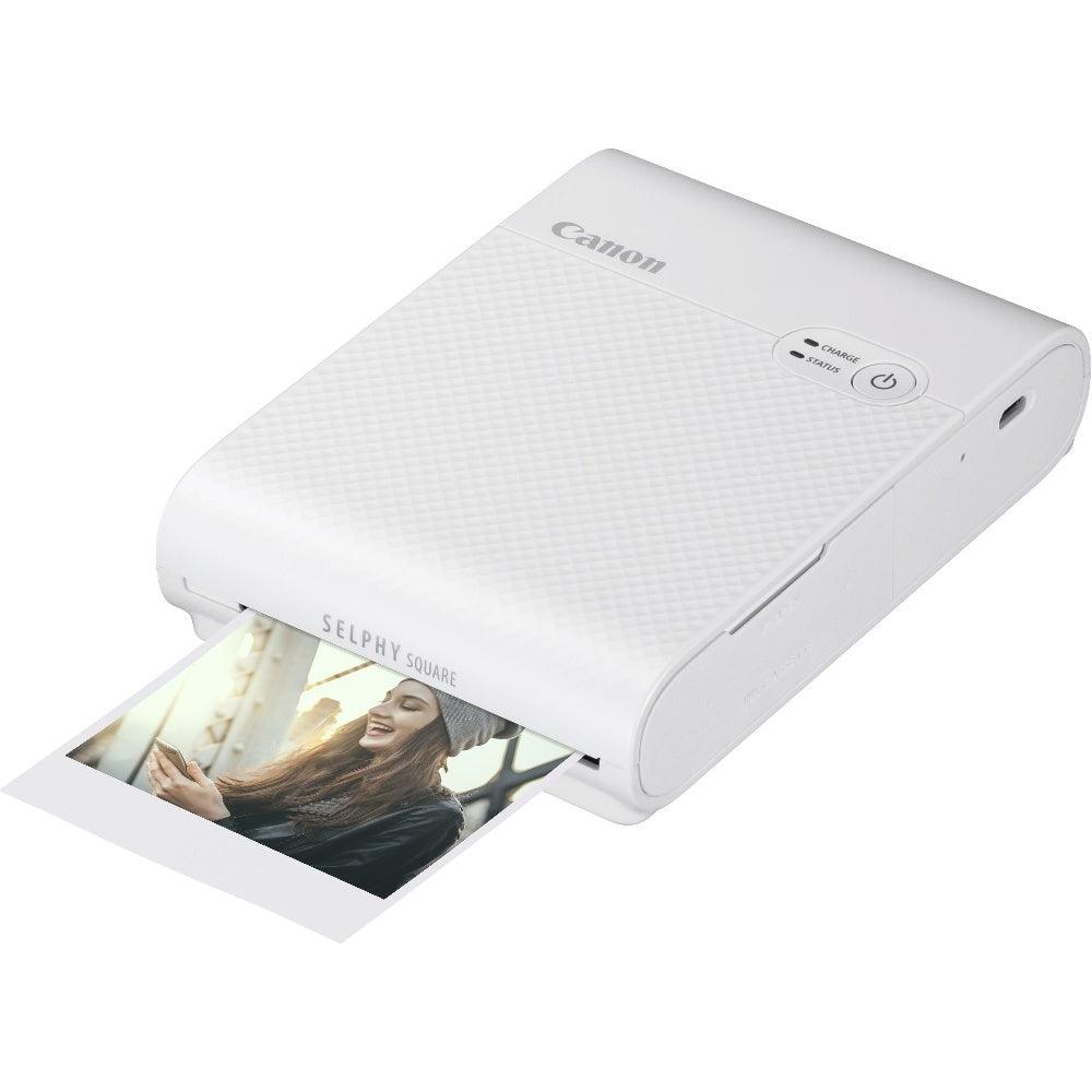 Canon Selphy Square QX10 Wireless Photo Printer including 20 Shots - White