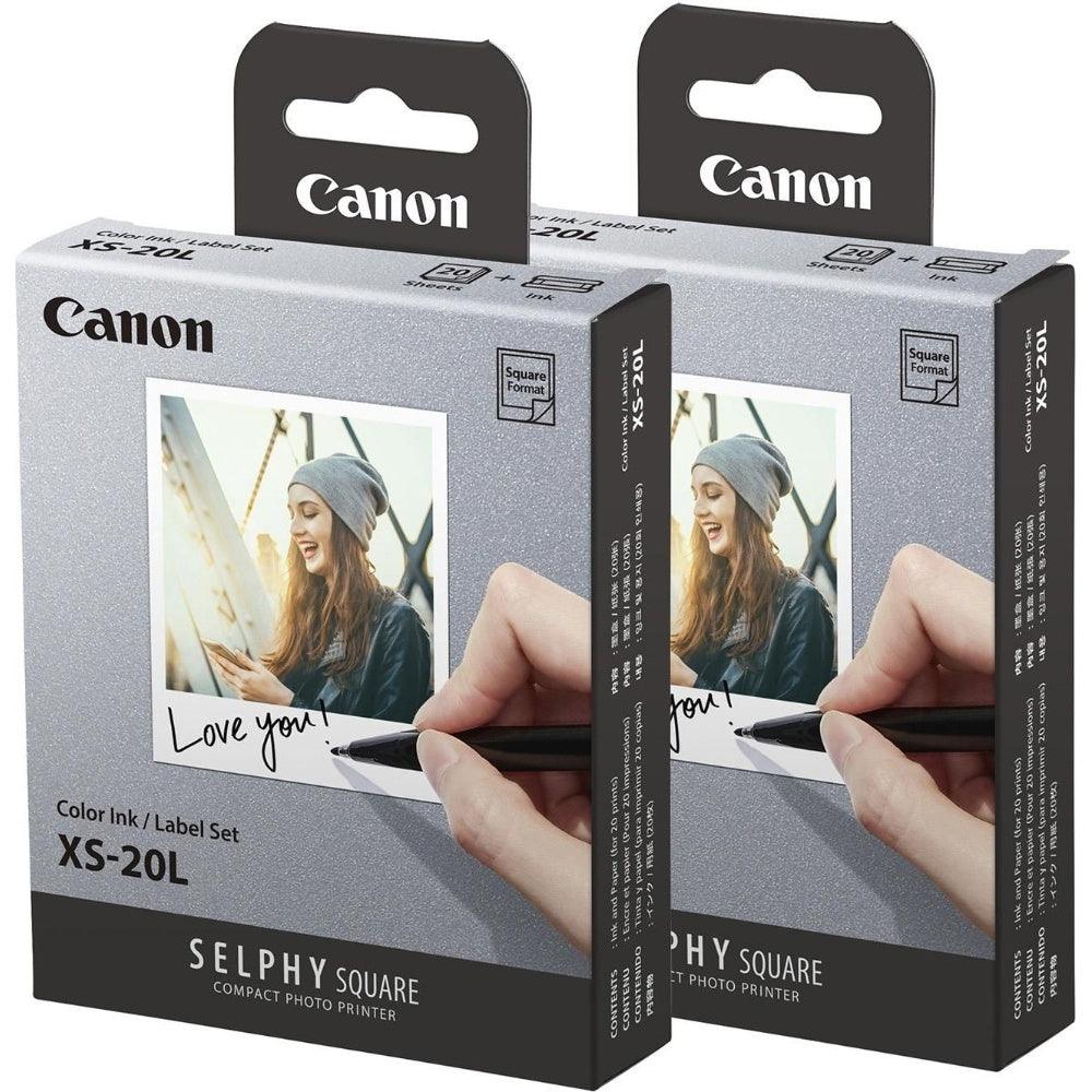 Canon XS-20L 2.7’’ x 2.7’’ Square Photo Paper for QX10 Printer - 40 Shots