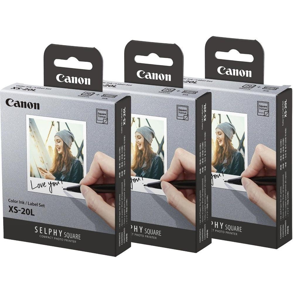 Canon XS-20L 2.7’’ x 2.7’’ Square Photo Paper for QX10 Printer - 60 Shots