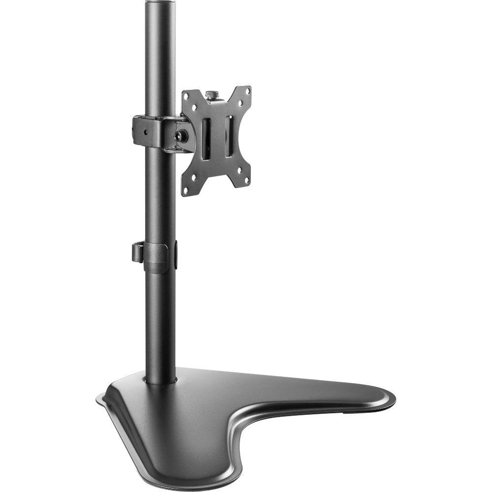 ProperAV Desk Monitor Mount with Free Standing Base 17’’- 32’’ VESA Max 100x100