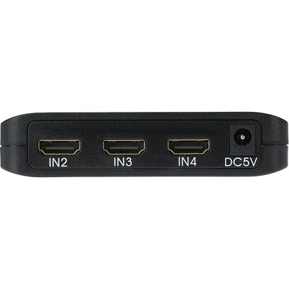 Maplin HDMI Switch 5 Ports In 1 Port Out Ultra HD 4K@60Hz with Remote Control