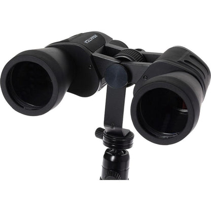 PRAKTICA Falcon 12x50mm Multi Coated Porro Prism Field Binoculars - Black - Binoculars + Tripod Mount