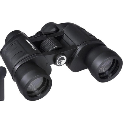 PRAKTICA Falcon 8x40mm Wide Angle Porro Prism Field Binoculars - Black - Binoculars + Tripod Mount