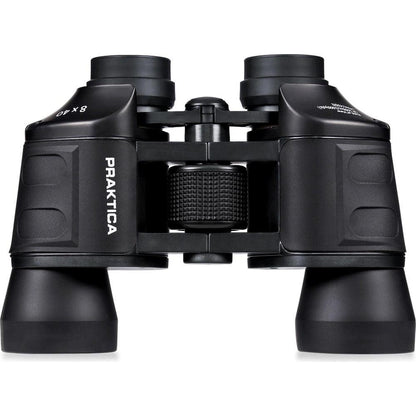 PRAKTICA Falcon 8x40mm Wide Angle Porro Prism Field Binoculars - Black - Binoculars + Tripod Mount