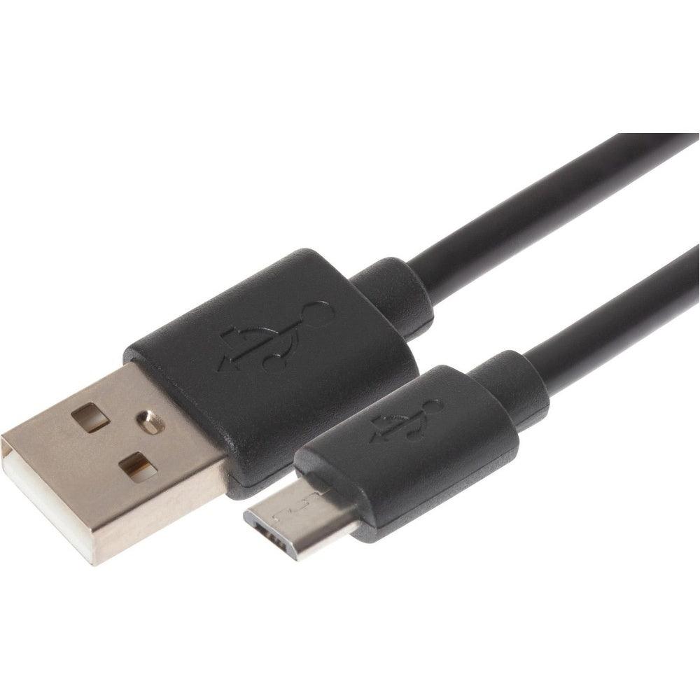 Mevo USB-A to Micro USB-B Cable - Black 1m