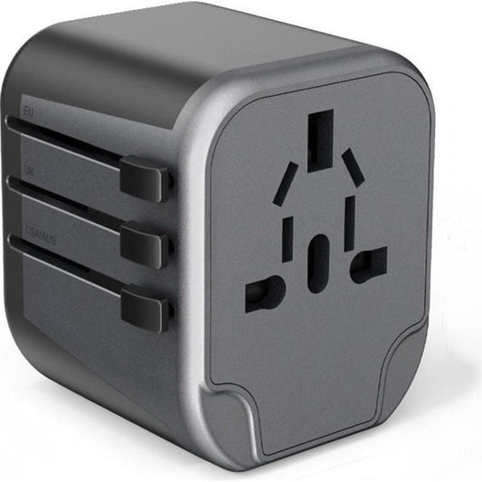 Maplin 2.4A 5V World Wide Travel Adapter Wall Charger with 2x USB-A Ports