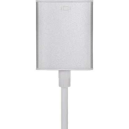 Maplin Aluminium Full HD 60Hz USB-C 3.1 to VGA Adapter - White 16cm