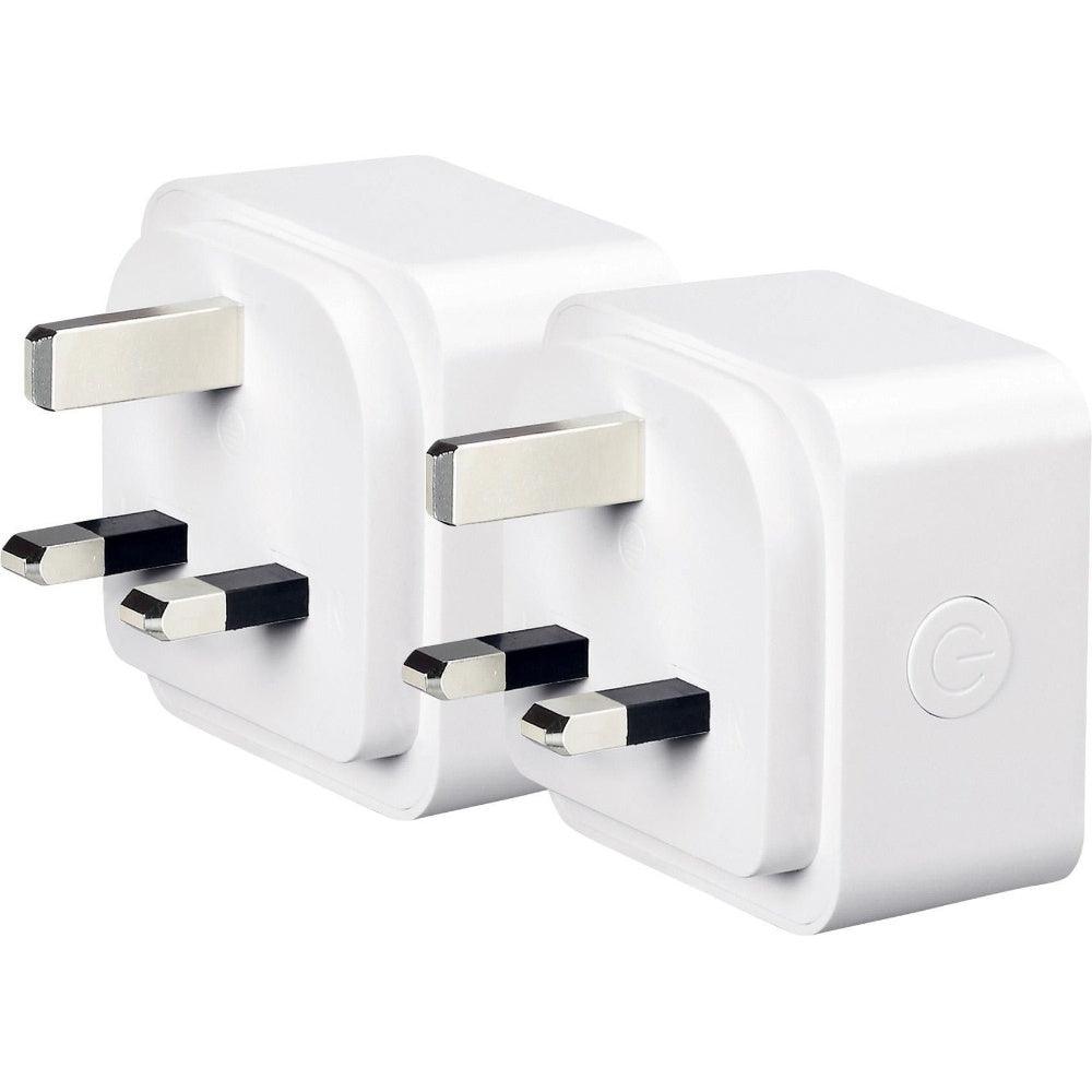 4lite WiZ Connected 3-Pin UK Smart Plug - Pack of 2