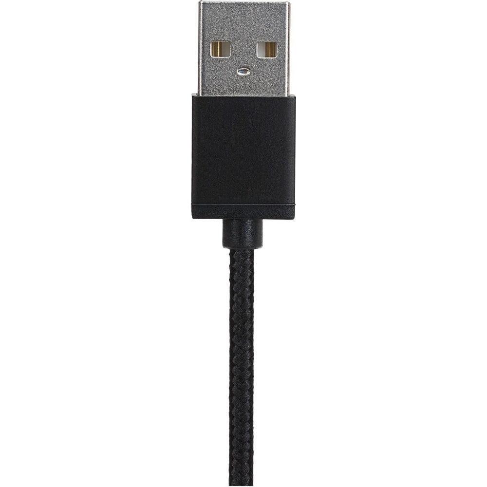 Maplin Lightning Connector to USB-A Braided Cable 1.8m Black