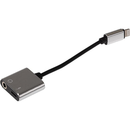 Maplin Lightning Connector to 3.5mm Headphone Audio Jack + Lightning Charging Port Adapter - Electronics > Electronics