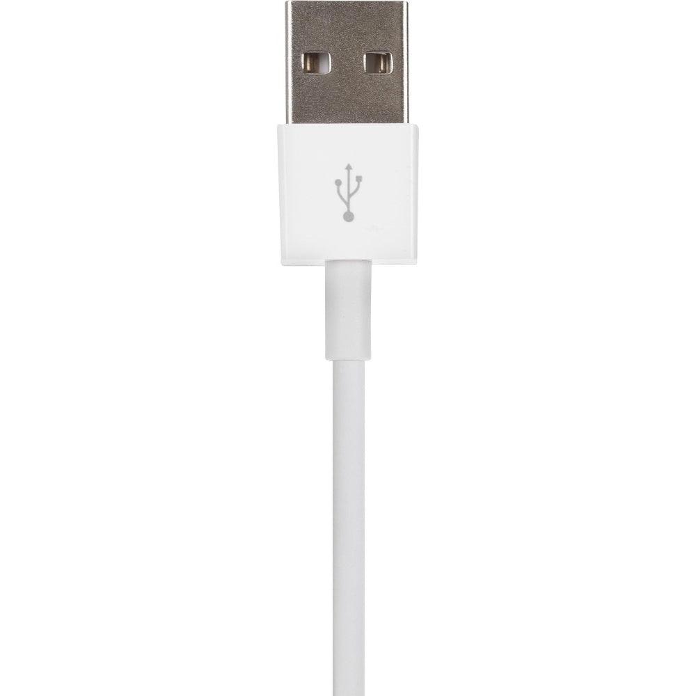 Maplin Lightning Connector to USB-A Charging Cable White - 1m