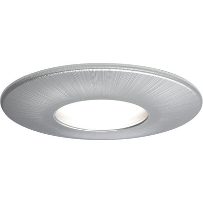 4lite WiZ Connected Fire-Rated IP65 GU10 Smart LED Downlight - Satin Chrome - Pack of 2