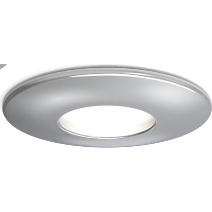 4lite IP65 GU10 Fire-Rated Downlight - Chrome - Pack of 4